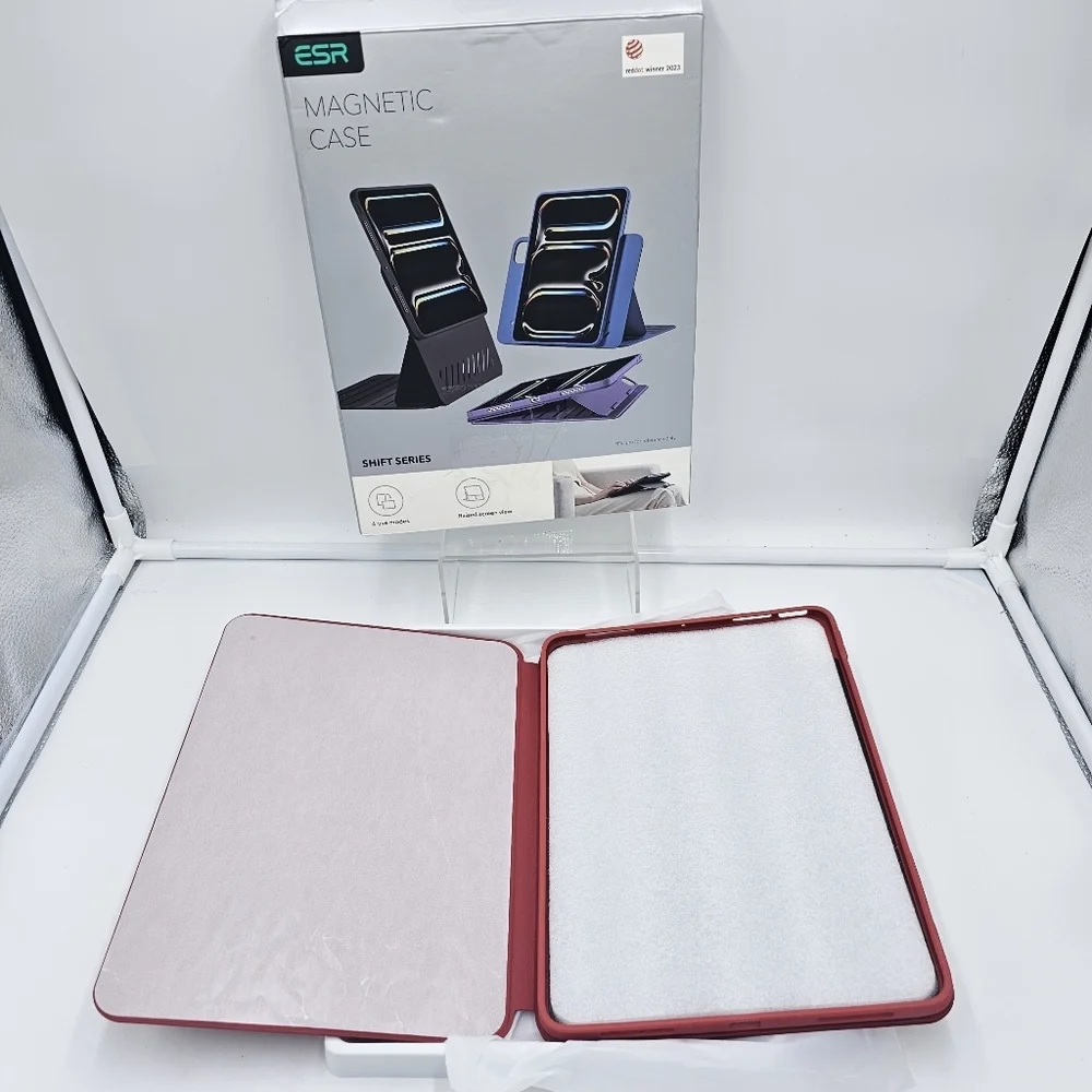ESR Red iPad Air Case 11” M3/M2 & 10.9” 5th/4th Gen Magnetic Stand
